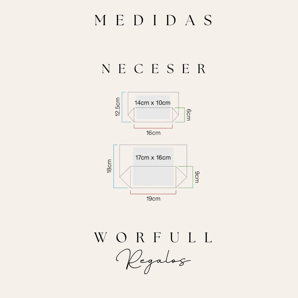 Neceser Personalizado con Letra y Nombre | Regalo Único