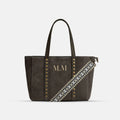 Bolso Ante con Tachuelas Personalizado con Iniciales Bordadas