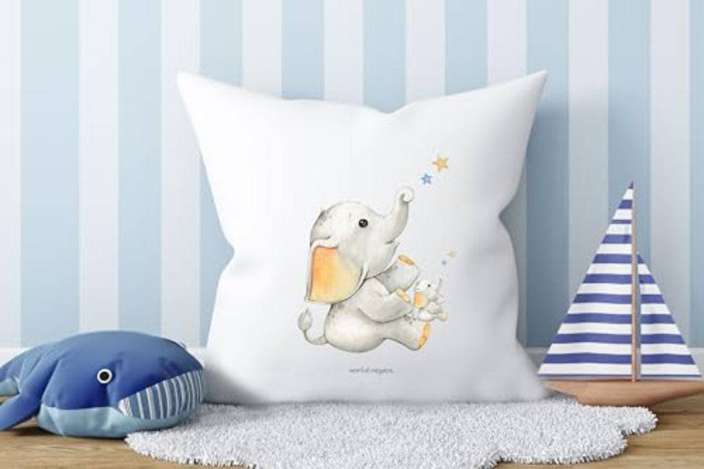 Cojín Personalizado Nacimiento Niño | Regalo Bebé Recién Nacido | Worfull