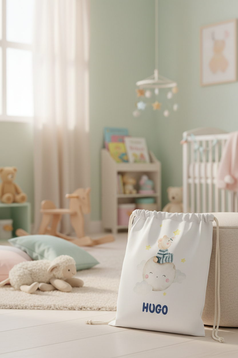 Bolsita Hugo habitación infantil
