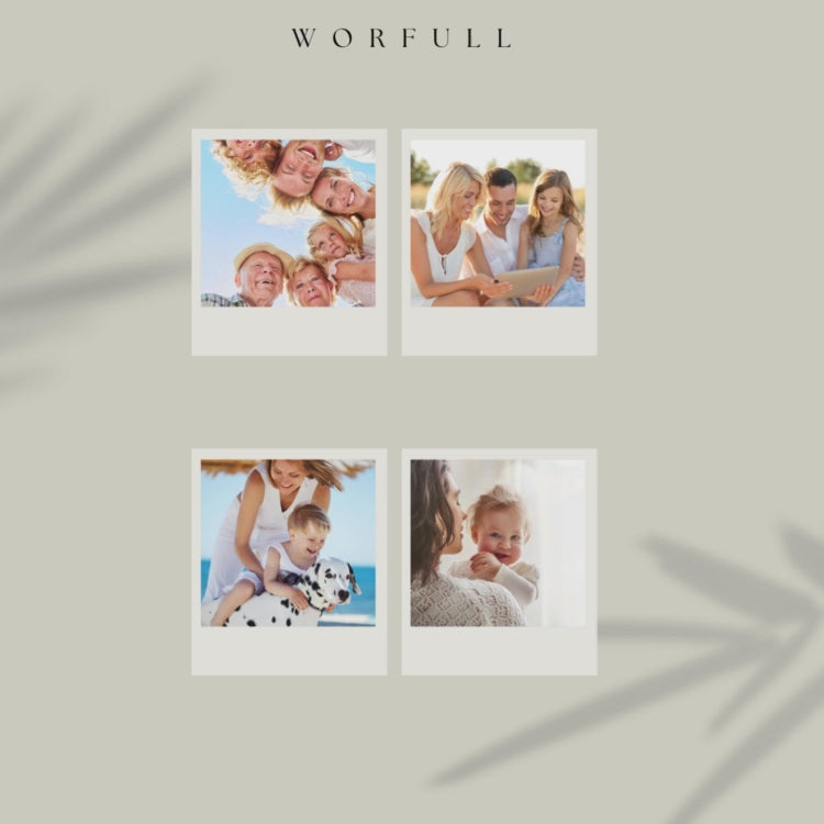 Cojín Personalizado con 4 fotos y frase | Regalo Original